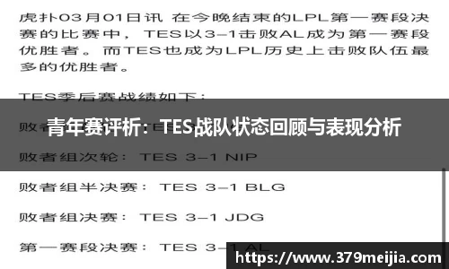 青年赛评析：TES战队状态回顾与表现分析